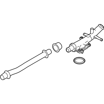 Lincoln FT4Z-8592-D Connection Water Outlet