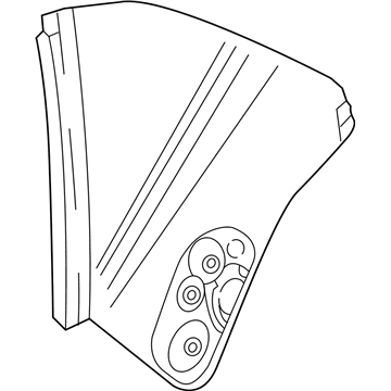 Ford FR3Z-7621412-D Glass - Quarter Window