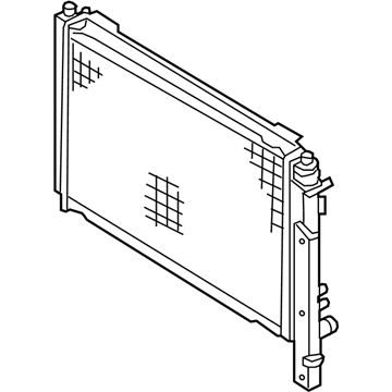 Ford H2MZ-8005-R Radiator Assembly