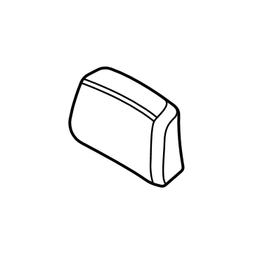 Ford ML3Z-18610A62-LC Cover - Headrest - Roll Type
