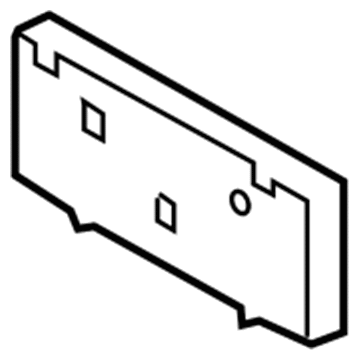 Lincoln 8A5Z-17A385-AA Bracket - License Plate