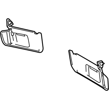 Ford 8G1Z-5404104-AA Visor Assembly - Sun