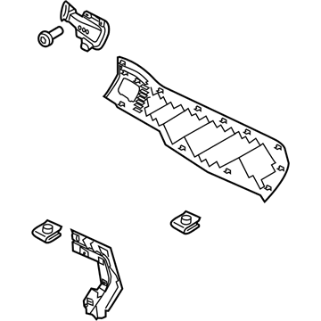 BA1Z-7804608-AC Ford Outer Panel, Passenger Side Illustration 1 of 1