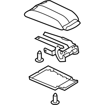 Lincoln DA1Z-7806024-CA Armrest Assembly - Console