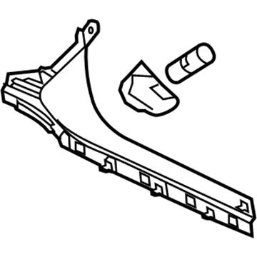 BA1Z-7804608-AA Ford Side Trim Panel, Passenger Side Illustration 1 of 1