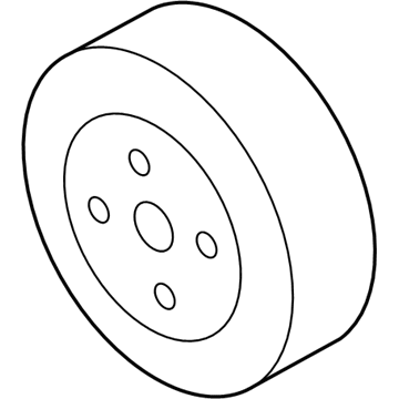Ford AE8Z-8509-A Pulley - Water Pump