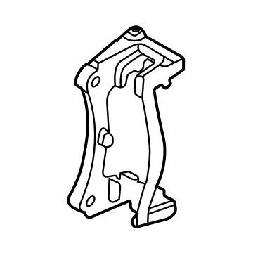 Ford LK4Z-2B511-B Plate Assembly - Brake Back