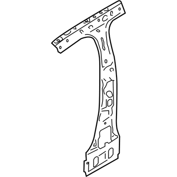Lincoln GD9Z-5424300-A B Pillar Assembly