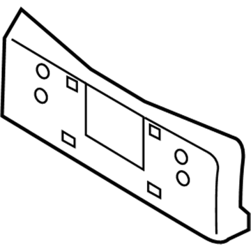 Lincoln EJ7Z-17A385-C Bracket - License Plate