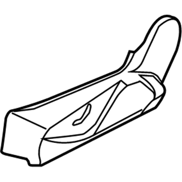 DM5Z-5462187-BB Ford Finish Panel, Black, Front Outer Driver Side Illustration 1 of 1