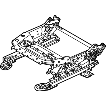 F1EZ-9661711-A Ford Seat Track, Front Driver Side Illustration 1 of 1