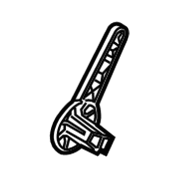 Ford F1EZ-5862623-AB Adjust Handle, Black, Front Driver Side F1EZ-5862623-AB Ford Adjust Handle, Black, Front Driver Side Illustration 1 of 1