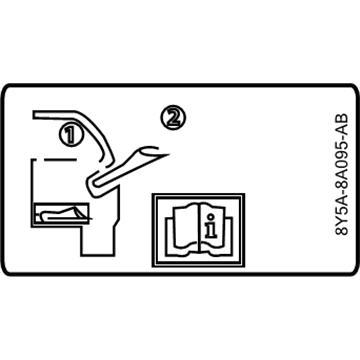 Ford AU5Z-9A095-D Decal