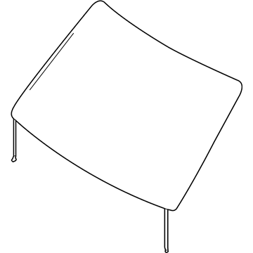 Ford 9T1Z-5803100-D Glass - Windscreen
