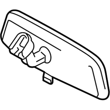 Ford 6U5Z-17700-B Mirror Assembly - Rear View - Inner