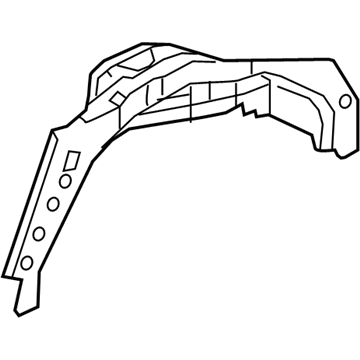 Ford DA8Z-7427886-A Panel And Wheelhouse - Quarter Inner