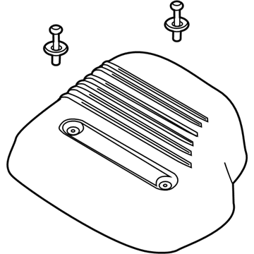 Ford JM5Z-6A949-A Motor Trim Cover JM5Z-6A949-A Ford Motor Trim Cover Illustration 1 of 1