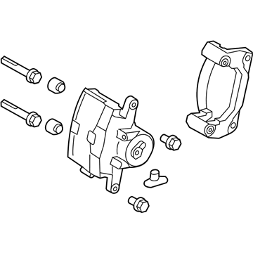 Lincoln 6E5Z-2B121-C Caliper Assembly - Brake - Less Pad