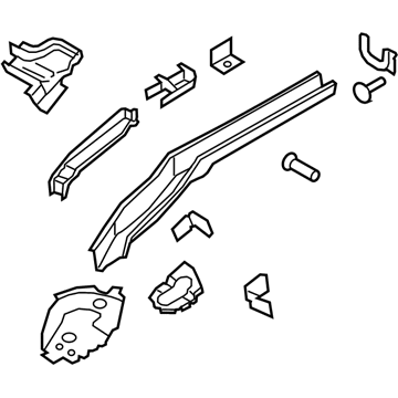 Ford CV6Z-7810124-A Member Assembly - Floor Side Rear