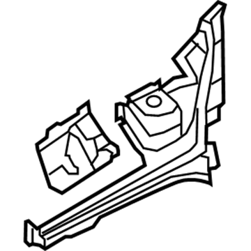 Mercury 5G1Z-16054-BC Apron Assembly - Front Fender