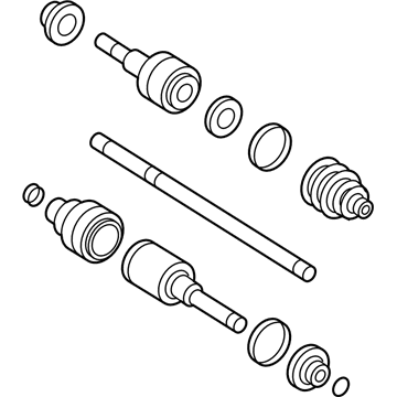 Ford 4L1Z-4K138-AC Shaft Assembly