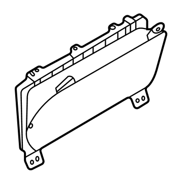 Ford ML3Z-10890-A Mask - Fuel And Temperature Gauge