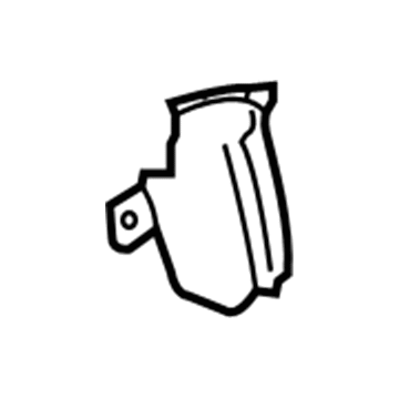 Ford 7T4Z-7861348-FA Lower Cover, Graystone, Rear Inner Passenger Side 7T4Z-7861348-FA Ford Lower Cover, Graystone, Rear Inner Passenger Side Illustration 1 of 1