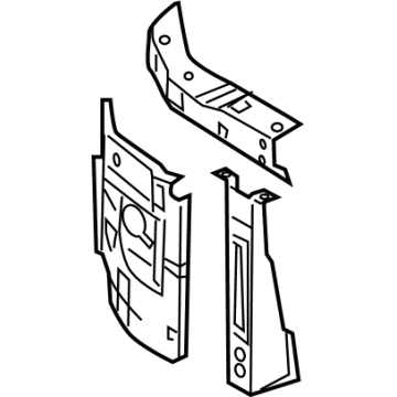 Ford 9C2Z-16152-A Support - Radiator