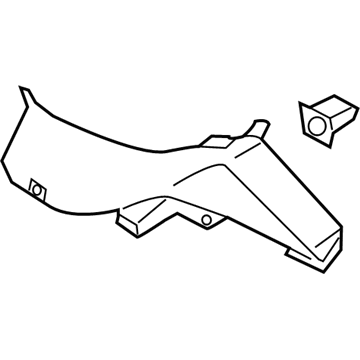 Ford CJ5Z-7831011-AB Trim - D Pillar