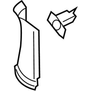 Ford CJ5Z-7852019-AA Trim - C Pillar
