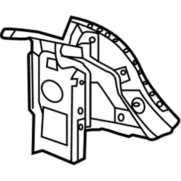 Lincoln AE9Z-7427886-A Panel And Wheelhouse - Quarter Inner