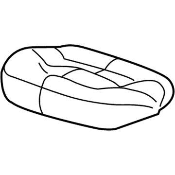 Mercury 3L9Z-7863840-BA Pad - Rear Seat Cushion