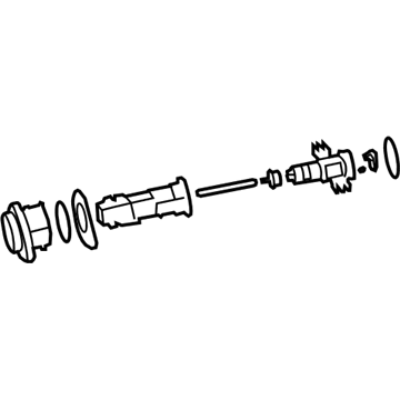 Ford 7C3Z-1521990-A Lock Cylinder - Less Keys