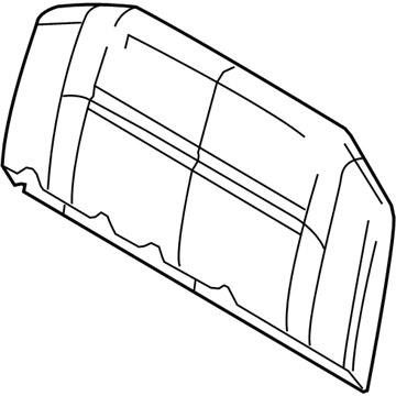 Ford AC2Z-1666600-LA Cover Assembly - Rear Seat Back