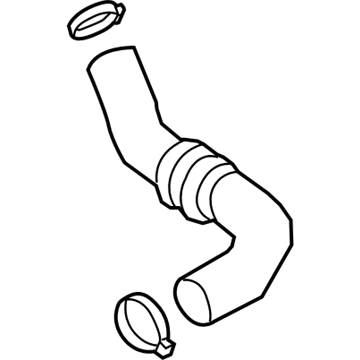 GD9Z-6F072-A Ford Intercooler Hose, Passenger Side Illustration 1 of 1
