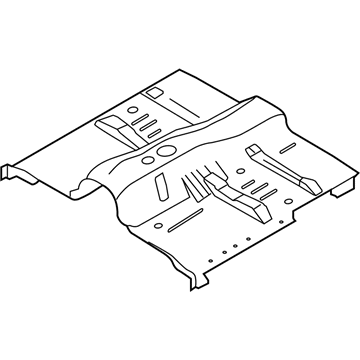 Ford KB3Z-2111160-A Pan Assembly - Floor