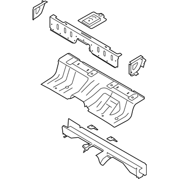 Ford KB3Z-2110020-A Extension - Floor Side Reinforcement