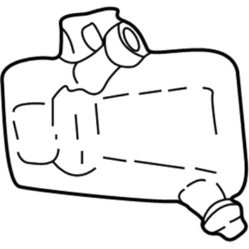Ford F2UZ-8A080-A Tank Assembly - Radiator