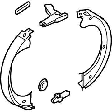 Lincoln BU2Z-2648-B Kit - Parking Brake Linings