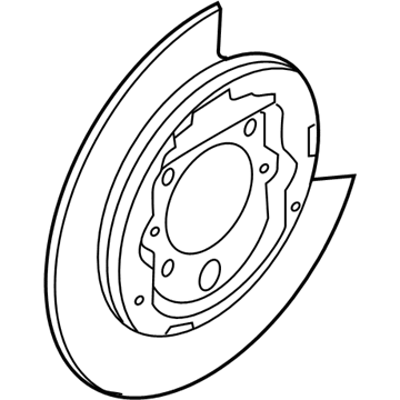 Lincoln 4L3Z-2C028-AA Shield - Brake Disc Splash