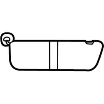 Ford YL5Z-1004104-AAB Visor Assembly - Sun