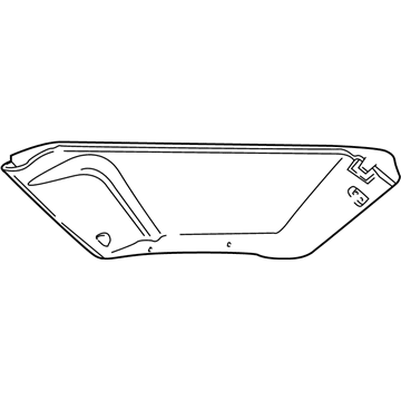 Ford XL5Z-1351944-CAB Panel - Roof Trim