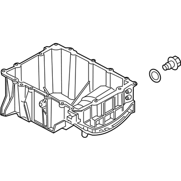 Ford H1BZ-6675-B Pan Assembly - Engine Oil