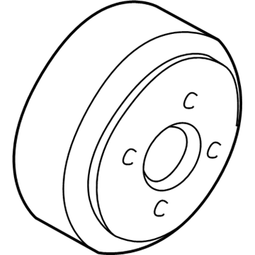 Ford 6L2Z-8509-AA Pulley - Water Pump