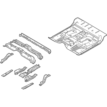 Ford BL3Z-1511135-B Pan Assembly - Floor