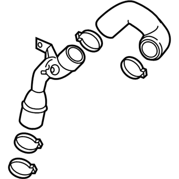 Ford K2GZ-6F073-C Tube - Outlet