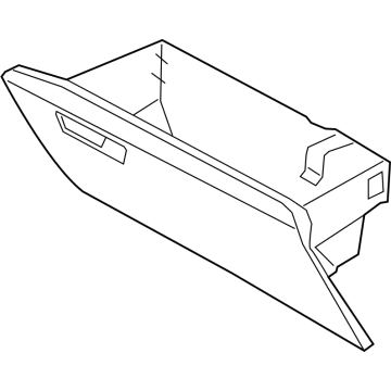 Ford LB5Z-7806024-AD Door Assembly - Glove Compartment