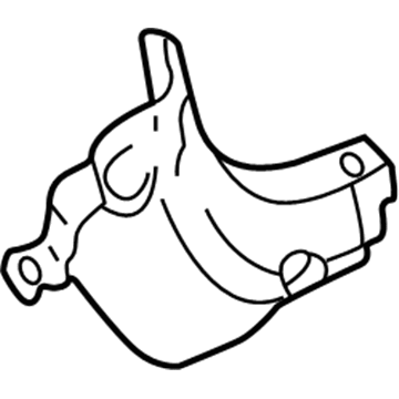 YL8Z-7802344-AAD Ford Cowl Trim, Passenger Side Illustration 1 of 1