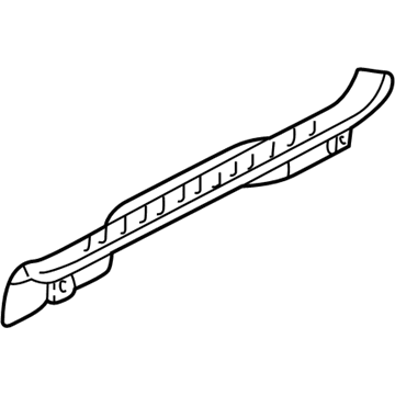 5L8Z-7813208-AAC Ford Scuff Plate, Front Passenger Side Illustration 1 of 1