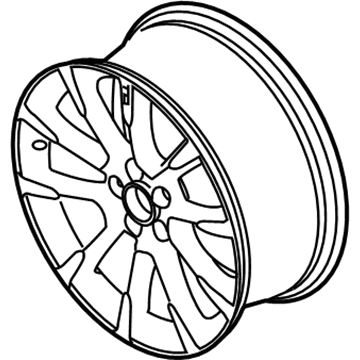 Ford BR3Z-1007-E Wheel Assembly